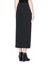 Back View - Click To Enlarge - HELMUT LANG - Texture silk straight skirt