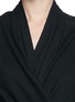 Detail View - Click To Enlarge - HELMUT LANG - Faux wrap wool top