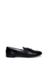 Main View - Click To Enlarge - 73426 - Fish tassel leather smoking shoes