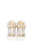 Figure View - Click To Enlarge - 73426 - London high-top metallic leather sneakers