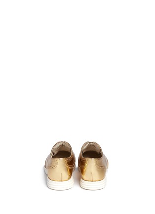 Back View - Click To Enlarge - COLE HAAN - Limited Edition Gold LunarGrand Long Wingtip
