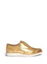Main View - Click To Enlarge - COLE HAAN - Limited Edition Gold LunarGrand Long Wingtip
