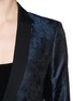 Detail View - Click To Enlarge - EACH X OTHER - x Robert Montgomery leather lapel brocade tuxedo jacket