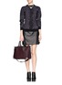 Figure View - Click To Enlarge - ALEXANDER WANG - 'Prisma' crocodile leather tote