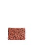 Main View - Click To Enlarge - CHARLOTTE OLYMPIA - 'Dress Up' print suede pouch
