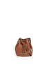 Main View - Click To Enlarge - MICHAEL KORS - 'Jules' leather crossbody bucket bag