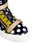 Detail View - Click To Enlarge - 73426 - London polka dot satin high-top sneakers