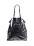 Back View - Click To Enlarge - LANVIN - Paper Bag metallic leather tote