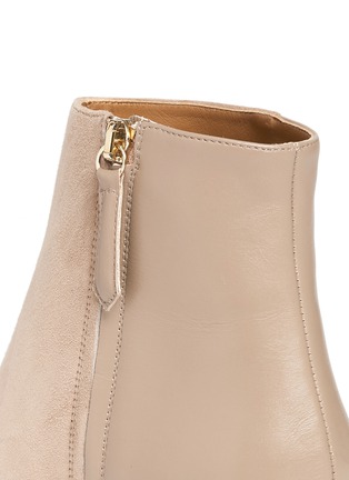 Detail View - Click To Enlarge - AQUAZZURA - 'Brooklyn' suede and leather ankle boots