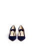 Front View - Click To Enlarge - PAUL ANDREW - 'Manhanttan' suede pumps