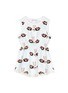 Main View - Click To Enlarge - HELEN LEE - Bunny graphic print pompom kids sleeveless dress