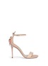 Main View - Click To Enlarge - RENÉ CAOVILLA - Strass bow patent leather sandals