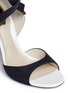 Detail View - Click To Enlarge - RENÉ CAOVILLA - Strass embellished suede ankle tie sandals