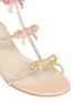 Detail View - Click To Enlarge - RENÉ CAOVILLA - Strass pavé bow satin block heel sandals