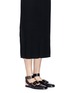 Figure View - Click To Enlarge - TIBI - 'Leigh' buckle strap leather flats
