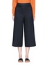 Main View - Click To Enlarge - TIBI - Frayed cuff crepe sable culottes
