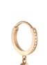 Detail View - Click To Enlarge - SOPHIE BILLE BRAHE - 'Daisy Grand' diamond 18k yellow gold single hoop earring