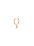 Main View - Click To Enlarge - SOPHIE BILLE BRAHE - 'Daisy Grand' diamond 18k yellow gold single hoop earring
