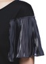 Detail View - Click To Enlarge - 73182 - 'Pearl' charmeuse cape sleeve T-shirt