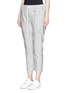 Front View - Click To Enlarge - BASSIKE - Elastic waist twill pants