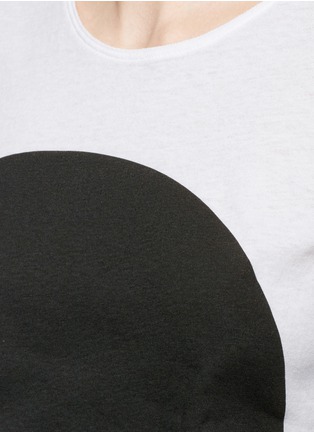 Detail View - Click To Enlarge - BASSIKE - Dot print organic cotton T-shirt