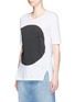Front View - Click To Enlarge - BASSIKE - Dot print organic cotton T-shirt