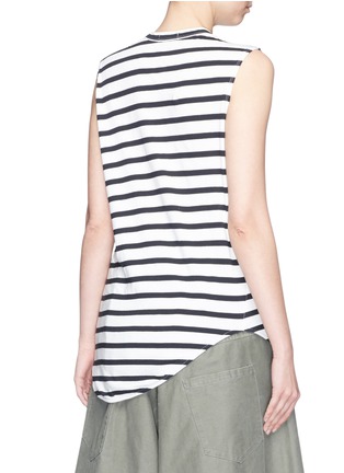 Back View - Click To Enlarge - BASSIKE - Stripe organic cotton tank top