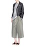 Figure View - Click To Enlarge - BASSIKE - 'Utility' cotton culottes