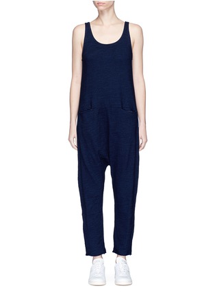 Main View - Click To Enlarge - AG - 'Abyl' cotton jersey jumpsuit