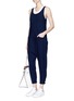 Figure View - Click To Enlarge - AG - 'Abyl' cotton jersey jumpsuit