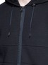 Detail View - Click To Enlarge - LANVIN - Technical jersey zip hoodie