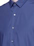 Detail View - Click To Enlarge - LANVIN - Grosgrain ribbon placket shirt