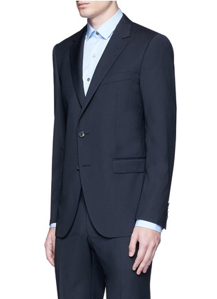 Front View - Click To Enlarge - LANVIN - 'Attitude' woven stripe wool suit