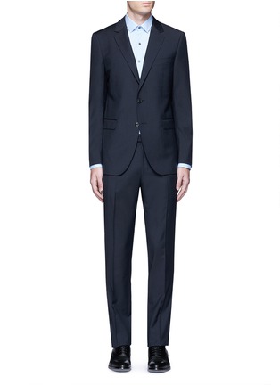 Main View - Click To Enlarge - LANVIN - 'Attitude' woven stripe wool suit