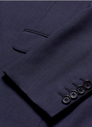  - LANVIN - 'Attitude' woven stripe wool suit