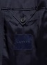  - LANVIN - 'Attitude' woven stripe wool suit