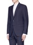 Front View - Click To Enlarge - LANVIN - 'Attitude' woven stripe wool suit
