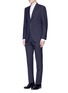 Figure View - Click To Enlarge - LANVIN - 'Attitude' woven stripe wool suit