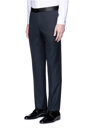 Detail View - Click To Enlarge - LANVIN - 'Attitude' satin trim wool tuxedo suit