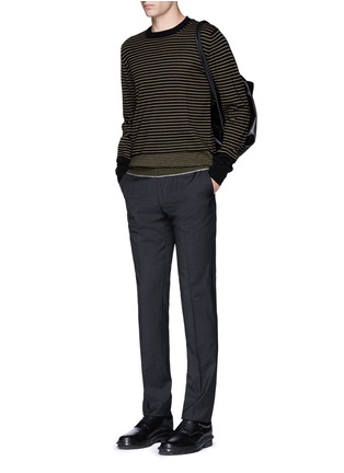Figure View - Click To Enlarge - LANVIN - Stripe Merino wool sweater