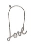 Main View - Click To Enlarge - LANVIN - 'Love' glass crystal pendant necklace