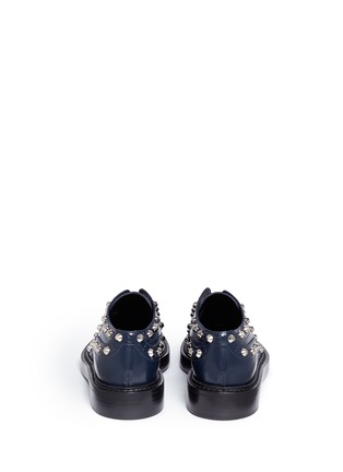 Back View - Click To Enlarge - BALENCIAGA - Stud leather laceless brogues