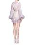 Back View - Click To Enlarge - ROKSANDA - 'Erin' bubble appliqué organza dress