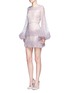 Figure View - Click To Enlarge - ROKSANDA - 'Erin' bubble appliqué organza dress
