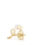 Detail View - Click To Enlarge - PHYNE BY PAIGE NOVICK - 'Unstable' diamond pavé pearl 18k gold earrings