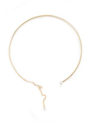 Main View - Click To Enlarge - PHYNE BY PAIGE NOVICK - 'Unstable' Akoya pearl 18k gold choker necklace