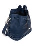 Detail View - Click To Enlarge - TOMASINI - '52 Squares' medium leather bucket bag