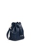 Front View - Click To Enlarge - TOMASINI - '52 Squares' medium leather bucket bag