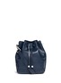 Main View - Click To Enlarge - TOMASINI - '52 Squares' medium leather bucket bag