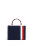 Back View - Click To Enlarge - TOMASINI - 'ETT008' stripe suede satchel